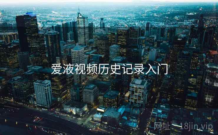 爱液视频历史记录入门