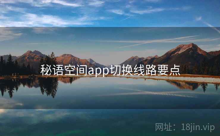 秘语空间app切换线路要点