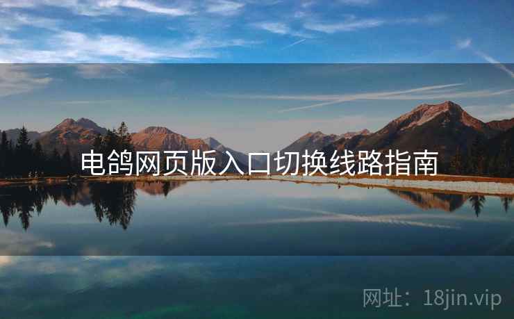 电鸽网页版入口切换线路指南