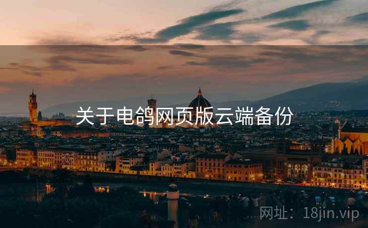 关于电鸽网页版云端备份
