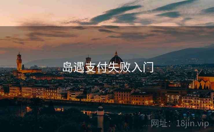 岛遇支付失败入门